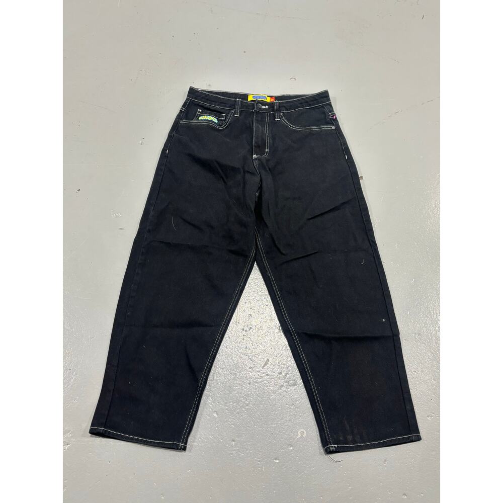 Empyre‎ Loose Fit Pants Mens 30x26 Baggy Skate Cargo Black Y2K Streetwear